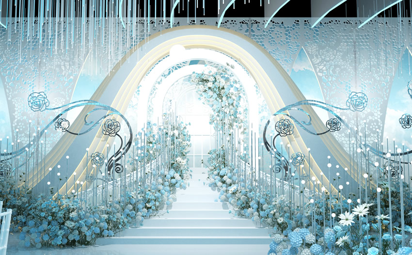 克孜勒苏柯尔克孜釡香烙馍村水晶厅效果展示